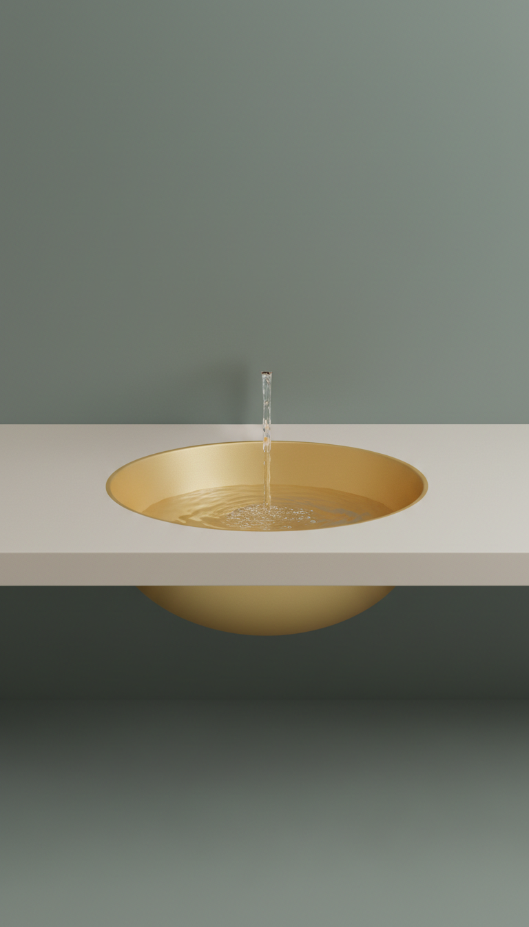 Citrus Gold Limited Edition Designer Sink
