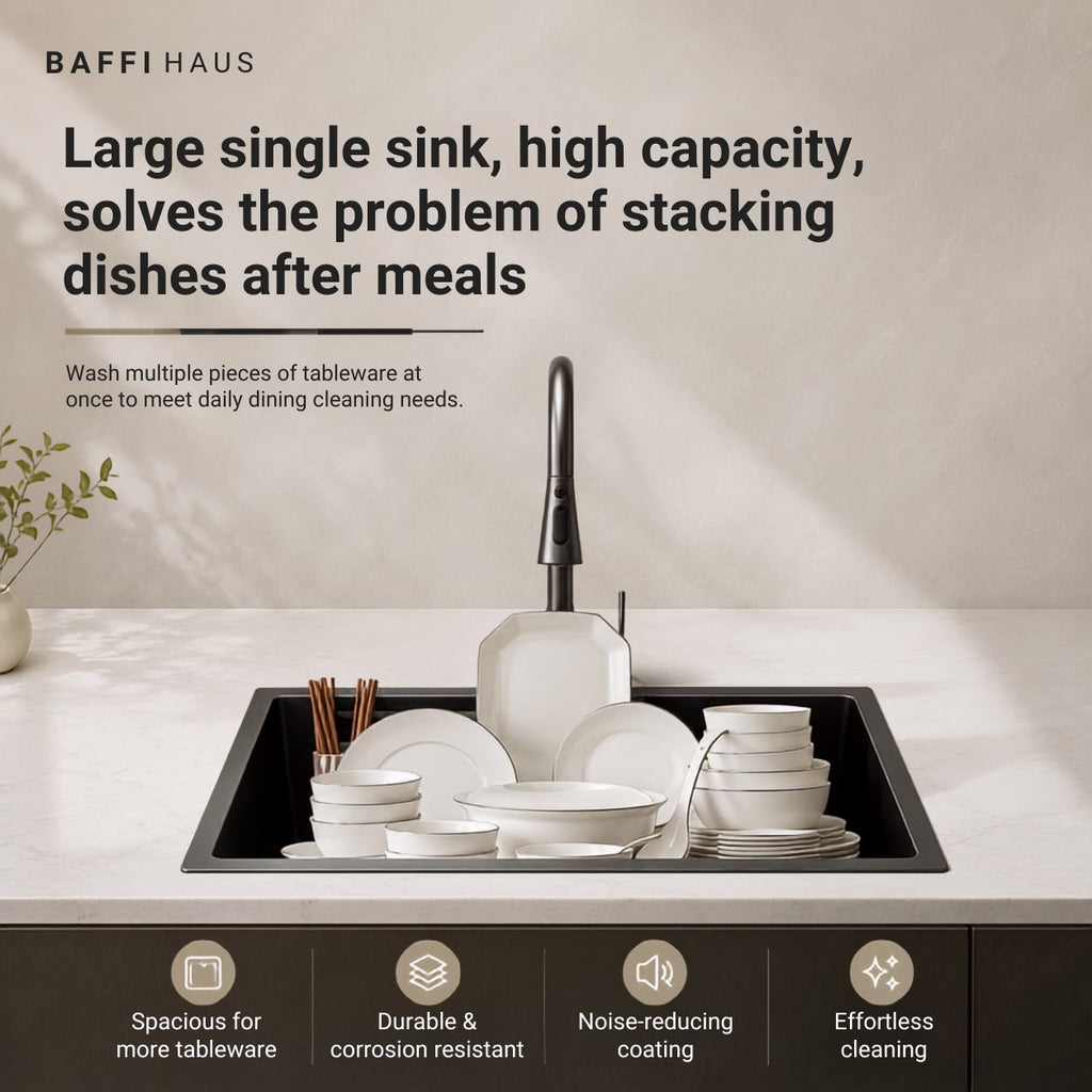 Nano Cubicle Stainless Steel Kitchen Single Sink